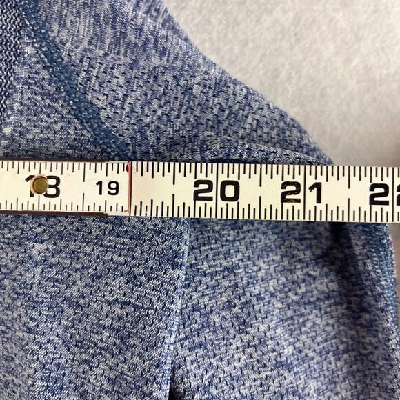 Nike Running Dri Fit Men's Large Long Sleeve Moisture Wicking Blue Heather Layer - Picture 3 of 7